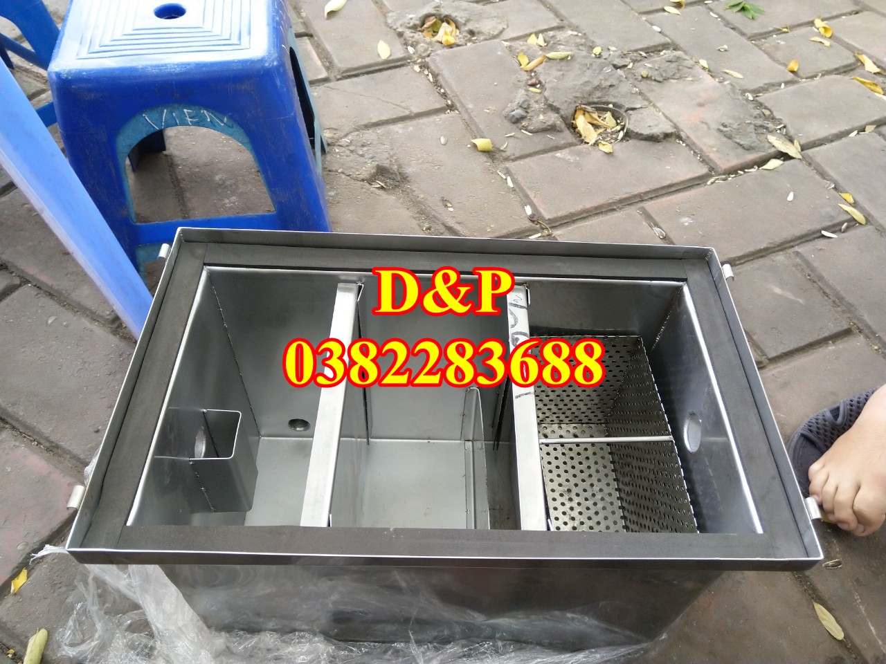 bể tách mỡ 3 ngăn